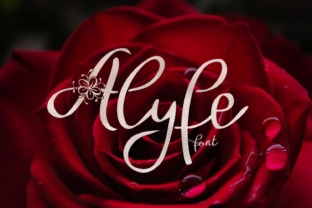 Alyfe: A Decorative Typeface That Elevates Small Business Branding