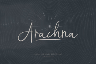 Arachna: A Script Font That Brings Editorial Projects to Life