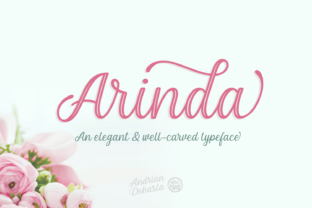 Arinda Font Review: Script Typeface for Campaign Design