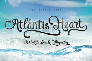 Atlantis Heart: A Display Script Typeface for Modern Web Designers