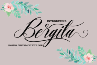 Bergita: A Handwritten Font That Bridges Classic and Modern Design