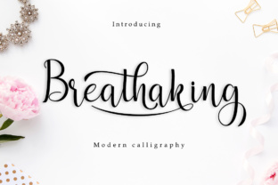 Breathaking: A Script Amp Font Worth Your Design Attention