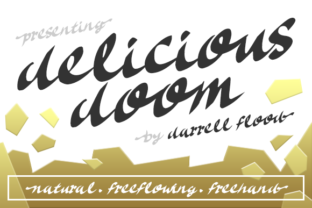 Delicious Doom: A Handwritten Font That Brings Playful Personality to Web Design