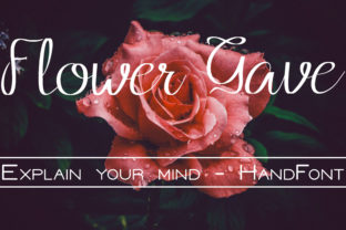 Flower Grave: A Handcrafted Script Font for Branding Projects