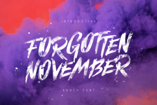 Forgotten November: A Handwritten Font Built for Handmade Products and Creative Business