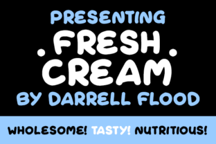 Fresh Cream Font Brings Soft Charm to Handmade Labels and Packaging