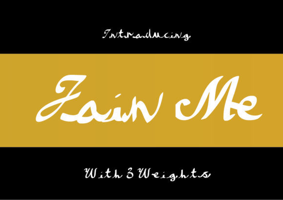 Join Me: A Handwritten Script Font for Crafters and Product Makers