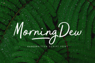 Morning Dew Font Review: A Script Typeface for Editorial Mood