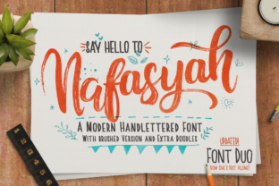 Nafasyah: A Hand-Lettered Font for Thoughtful Editorial Design