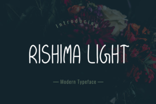 Rishima Light: A Handwritten Font for Digital Design