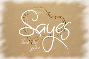 Sayes Font Review: A Handwritten Typeface for Real Branding