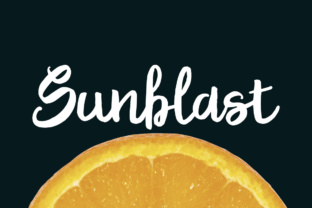 Sunblast: A Script Font That Brings Warmth to Editorial Design